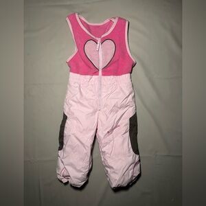 24m Columbia pink snowsuit